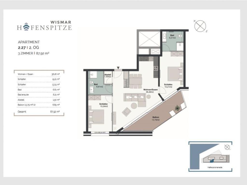 Hafenspitze App 27 *